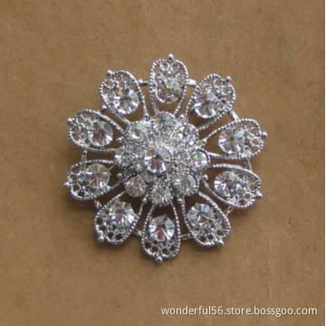 rhinestone sparkling wedding diamante brooches